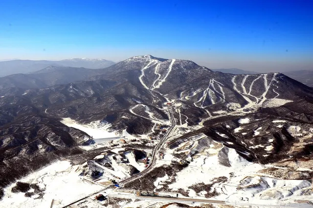 Yabuli Ski Resort Area, Harbin.