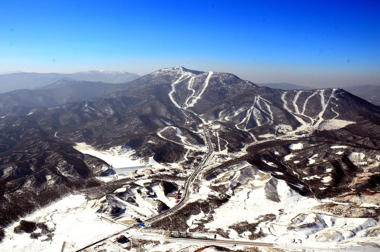 Yabuli Ski Resort Area, Harbin.