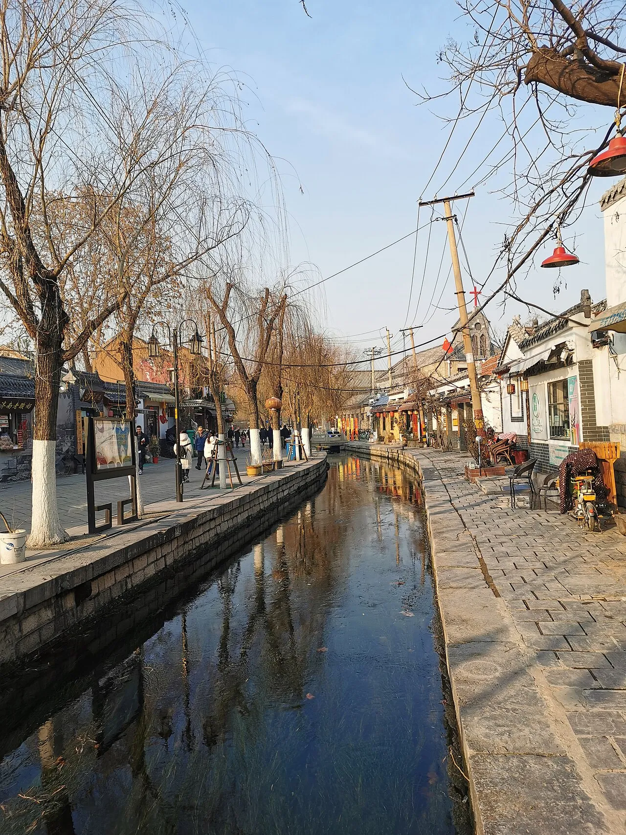 Qushuiting Street and Baihuazhou, Jinan.