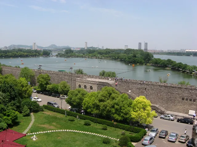 Xuanwu Lake Scenic Area, Nanjing.