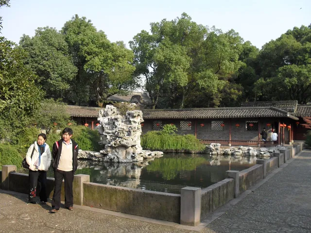 Tianyige Library and Moon Lake, Ningbo.