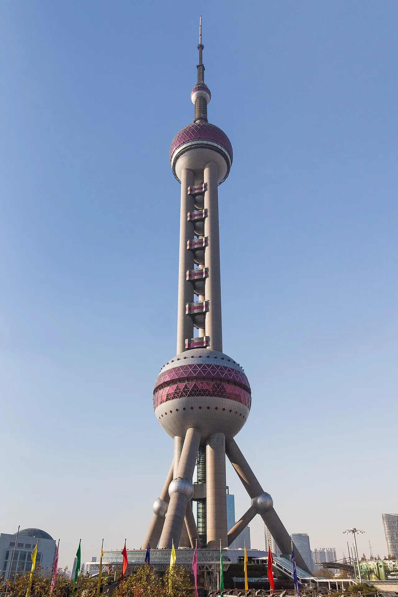 Oriental Pearl Radio & TV Tower, Shanghai.