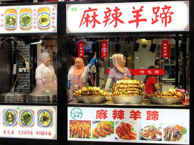 A food stall in Xi’an’s Muslim Quarter.