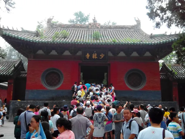 Dengfeng Songshan Shaolin Scenic Area, Zhengzhou.